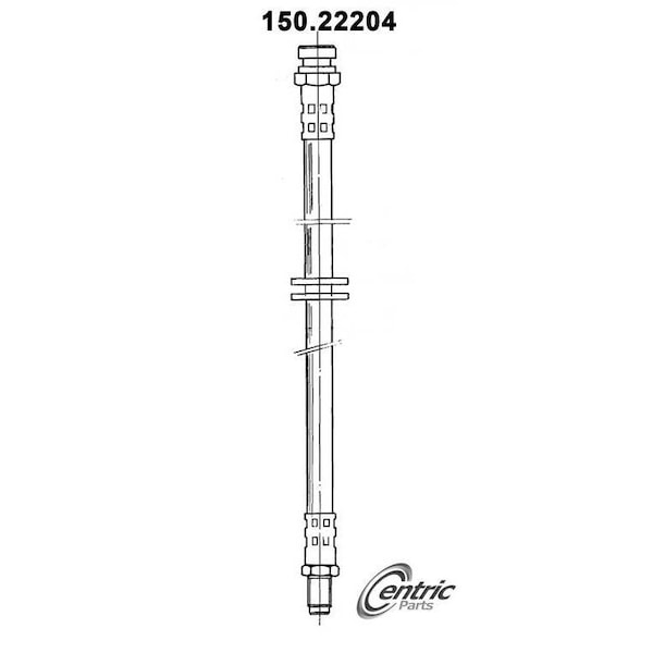 Centric Parts Brake Hose, 150.38003 150.38003 - main